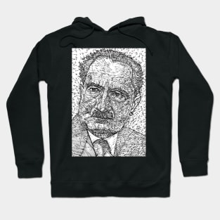 MARTIN HEIDEGGER ink portrait .1 Hoodie